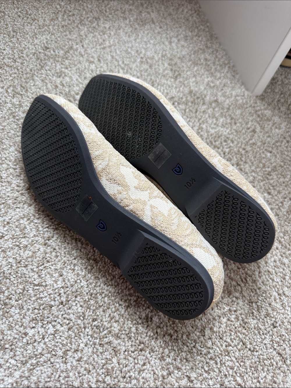 Rothy's Neutral Floral Knit Ballet Flats - Picture 4 of 4
